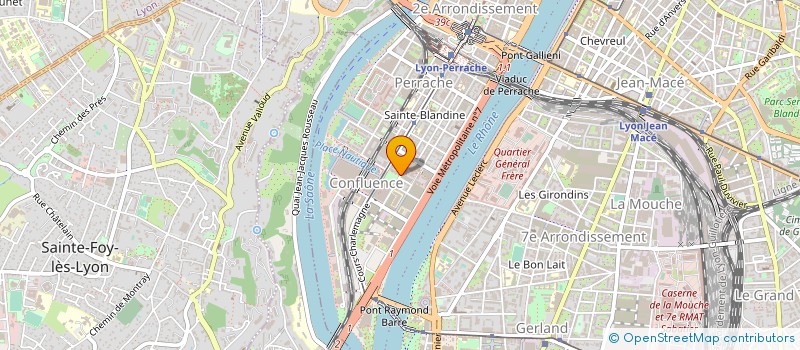localisation de l'entreprise SAS CONFLUTIME à LYON 2EME