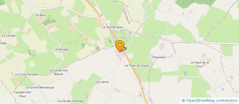 localisation de l'entreprise SAS CONNAN ANDRE à SAINT-HERVE