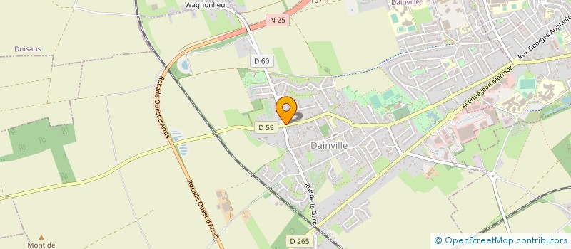 localisation de l'entreprise SAS CONSEILS ENVIRONNEMENT ET TERRITOIRE  DAINVILLE