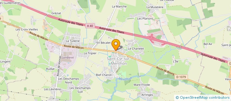 localisation de l'entreprise SAS CONSORTIUM à SAINT-CYR-SUR-MENTHON