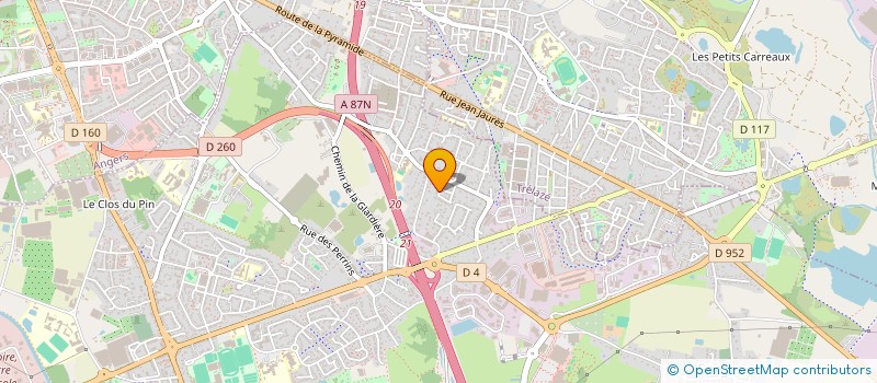 localisation de l'entreprise SAS CONTREPOIS  LES PONTS-DE-CE