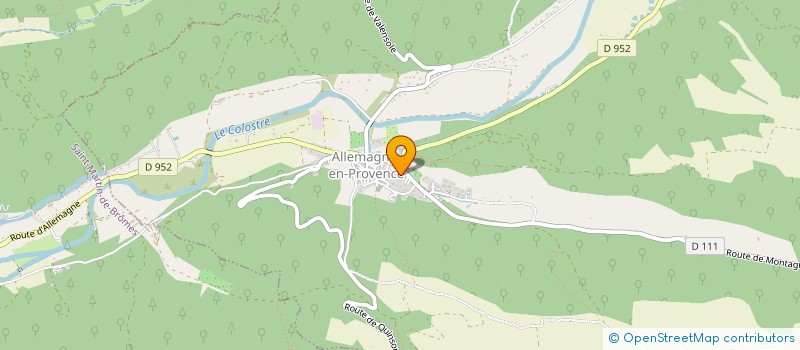 localisation de l'entreprise SAS CONTROLE TECHNIQUE ORTA  RIEZ