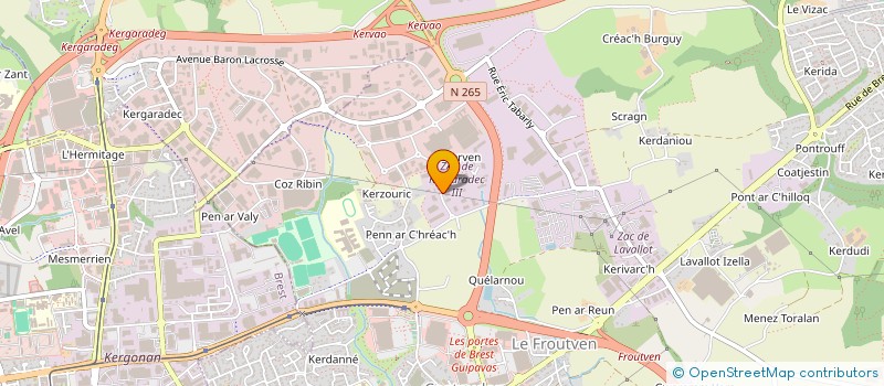 localisation de l'entreprise SAS CONVENTUS  GUIPAVAS