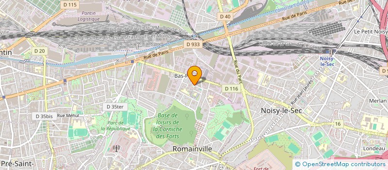 localisation de l'entreprise SAS COP-ECO  ROMAINVILLE