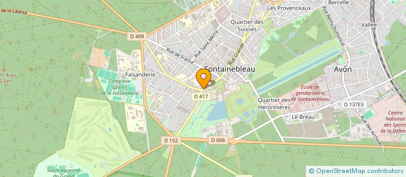 localisation de l'entreprise SAS COQUELICOT à FONTAINEBLEAU