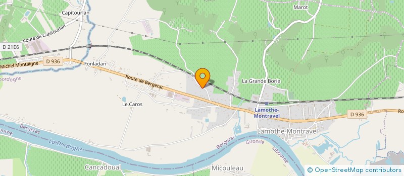 localisation de l'entreprise SAS COQUES ET CERNEAUX à LAMOTHE-MONTRAVEL