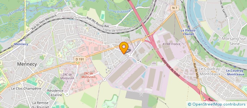 localisation de l'entreprise SAS CORBESS à ORMOY