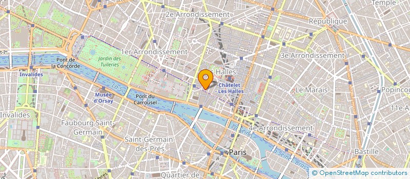 localisation de l'entreprise SAS CORENTIN CARNOY à PARIS