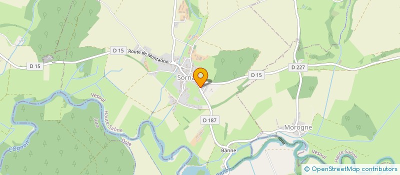 localisation de l'entreprise SAS CORNE BAUDEY  SORNAY