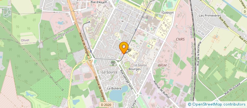 localisation de l'entreprise SAS CORRE AUTOMOBILES à ORLEANS