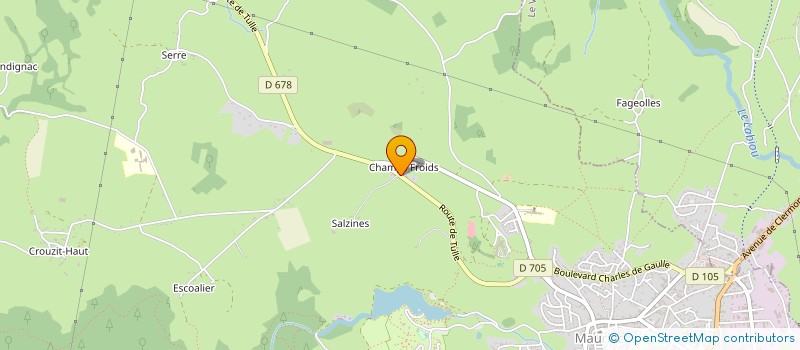 localisation de l'entreprise SAS CORREZE ENERGIE à MAURIAC