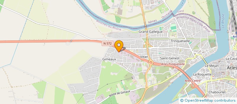 localisation de l'entreprise SAS CORREZE TP à ARLES