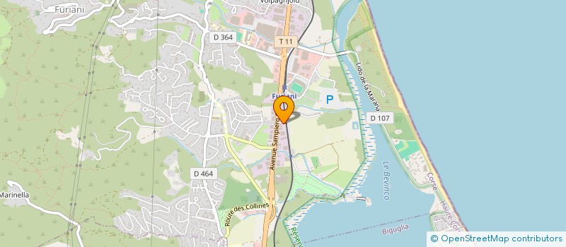 localisation de l'entreprise SAS CORSE AMENAGEMENT  FURIANI