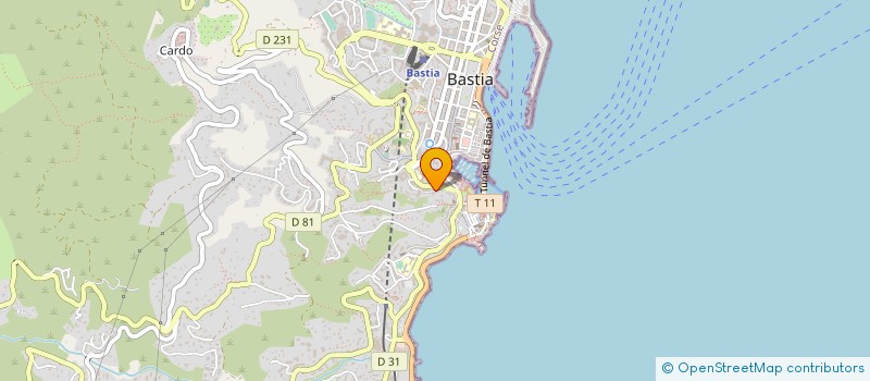 localisation de l'entreprise SAS CORSE DRONE EXPERTISE à BASTIA