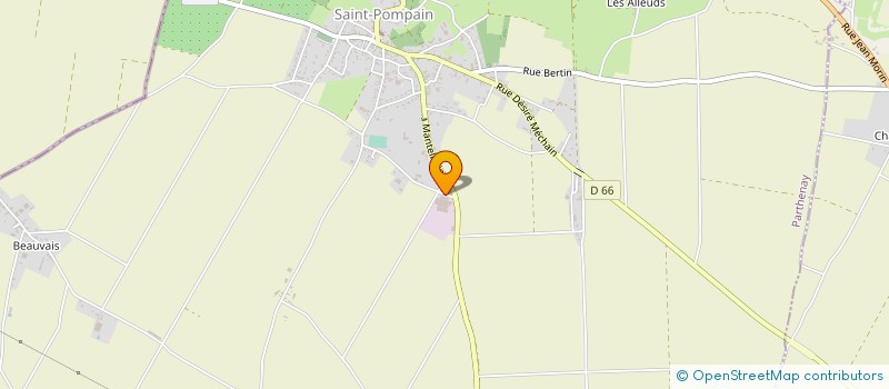 localisation de l'entreprise SAS COSSET à SAINT-POMPAIN