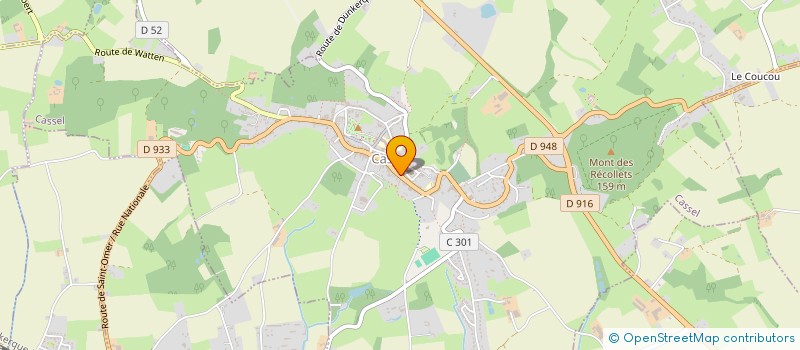 localisation de l'entreprise SAS COTE COUR  CASSEL
