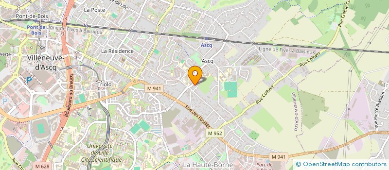 localisation de l'entreprise SAS COTE D'OPALE  VILLENEUVE-D'ASCQ