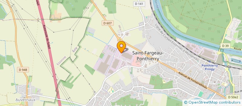 localisation de l'entreprise SAS COTE FJORD  SAINT-FARGEAU-PONTHIERRY