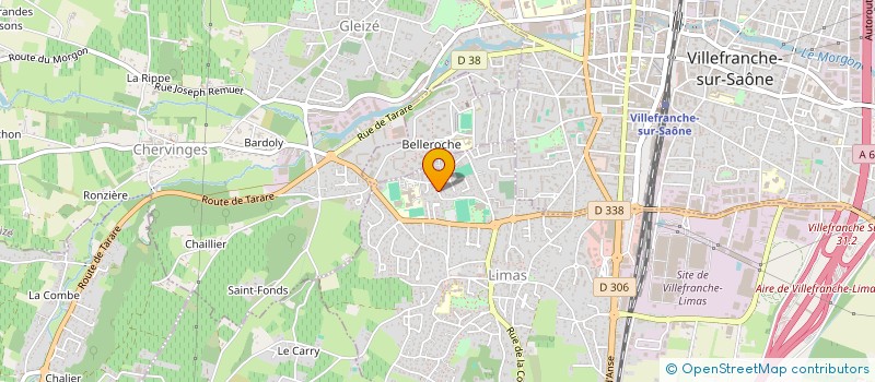 localisation de l'entreprise SAS COTE JARDIN  LYON