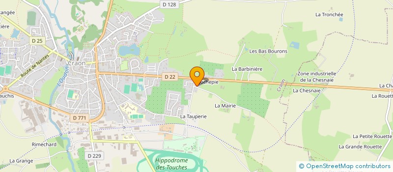 localisation de l'entreprise SAS COTTIER LILIAN  ATHEE