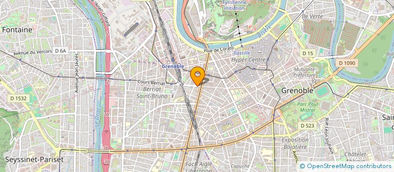 localisation de l'entreprise SAS COUPE BERRIAT  GRENOBLE