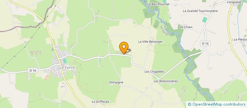localisation de l'entreprise SAS COUR CIDREE ENERGIES à LE FERRE