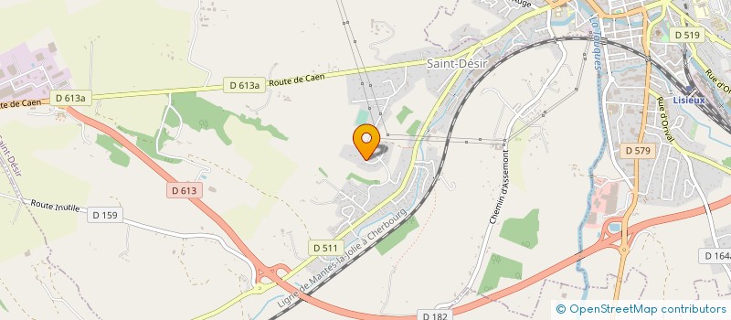 localisation de l'entreprise SAS COURTAGE DES ENERGIES  SAINT-DESIR