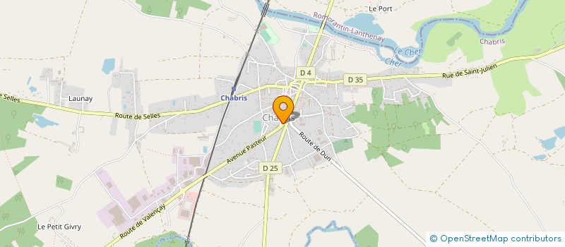 localisation de l'entreprise SAS COUTANT GITES AU REPOS DU LION à CHABRIS