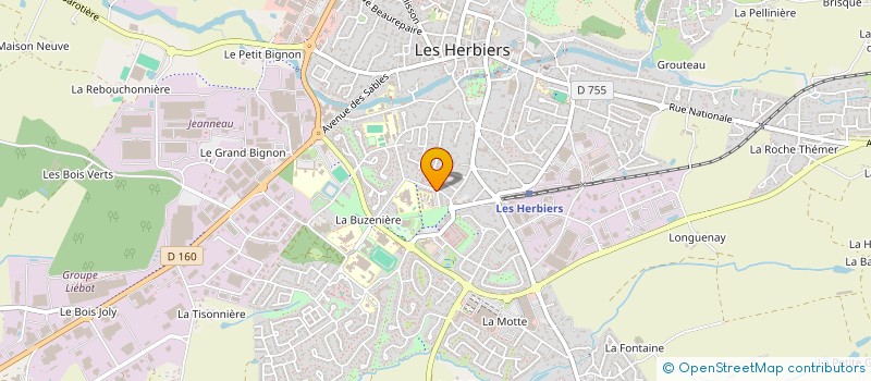 localisation de l'entreprise SAS COUTURIER à LES HERBIERS