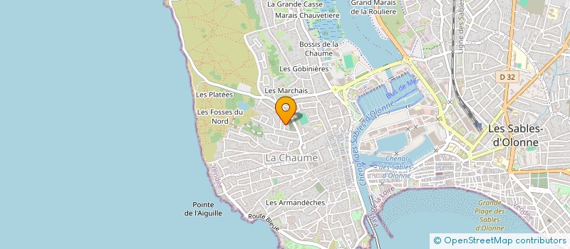 localisation de l'entreprise SAS COXCO - LA ROCHE à LES SABLES D'OLONNE