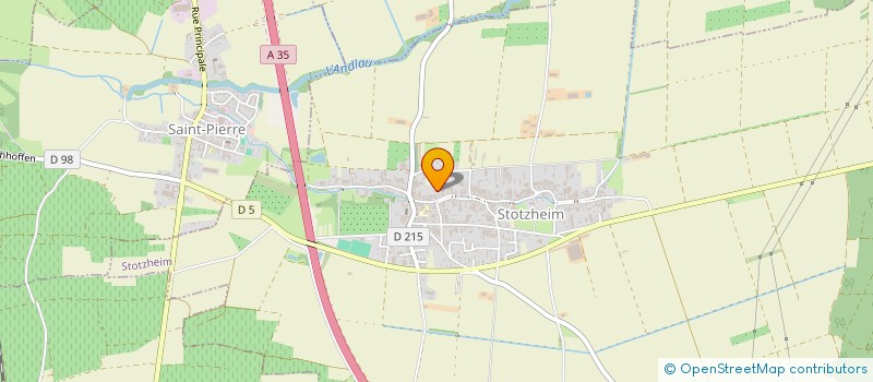 localisation de l'entreprise SAS CREA  STOTZHEIM