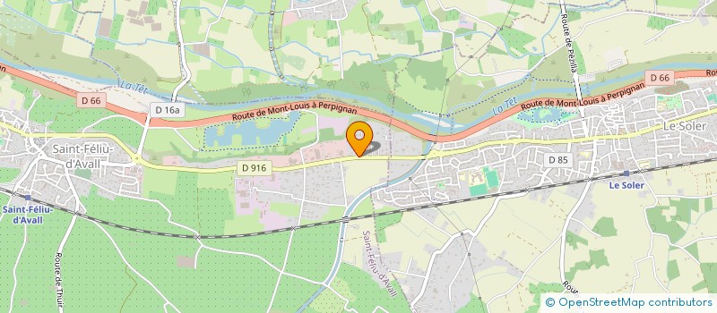 localisation de l'entreprise SAS CREALTERNATIVE  SAINT-FELIU-D'AVALL