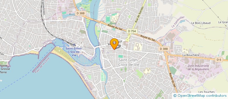 localisation de l'entreprise SAS CROIXDEVIOT à SAINT-GILLES-CROIX-DE-VIE