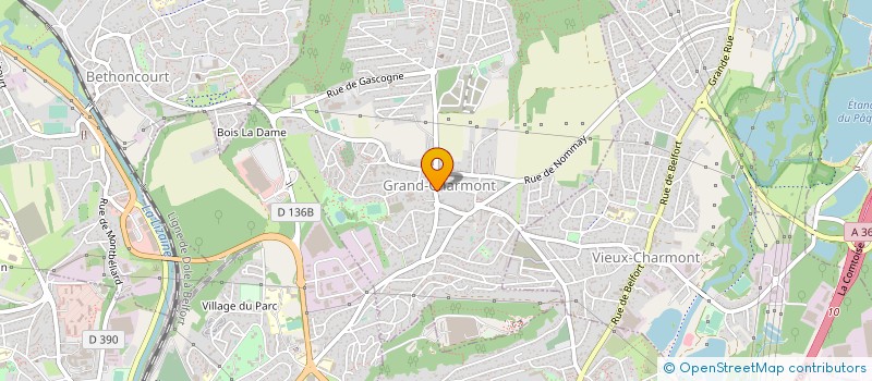 localisation de l'entreprise SAS CRONIN MICHAEL  GRAND-CHARMONT