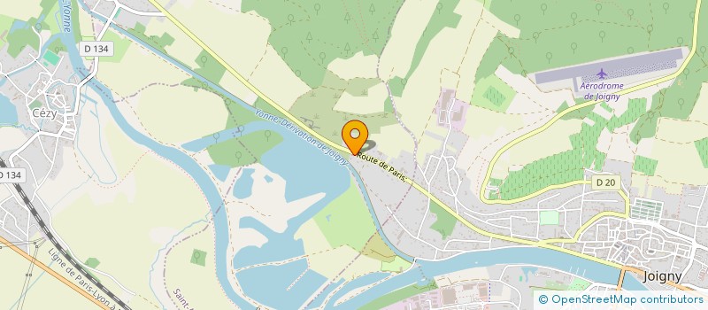 localisation de l'entreprise SAS CRPE  SAINT-AUBIN-SUR-YONNE