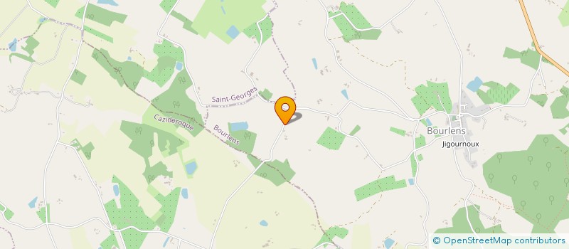 localisation de l'entreprise SAS CT DEVELOPPEMENT  BOURLENS
