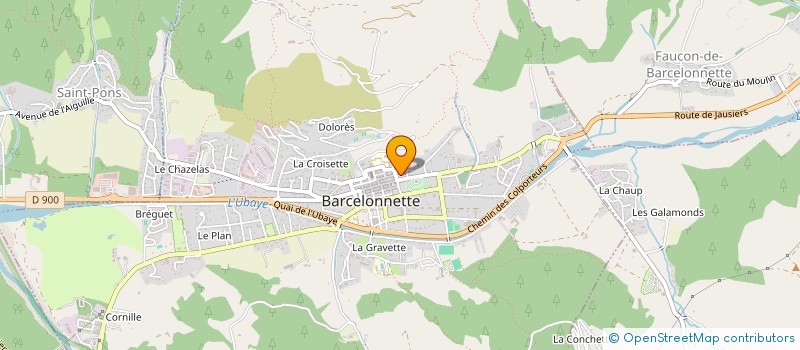 localisation de l'entreprise SAS CTA à BARCELONNETTE