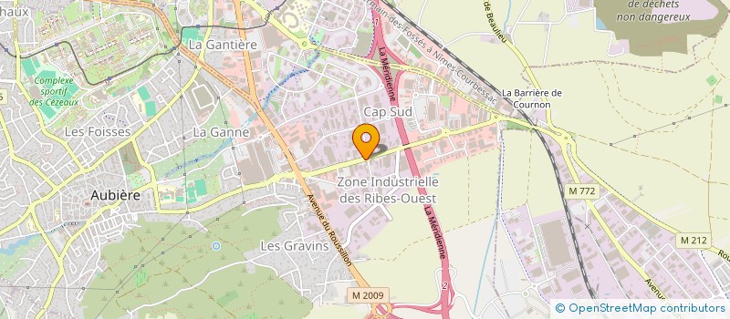 localisation de l'entreprise SAS CUISIDIS  AUBIERE