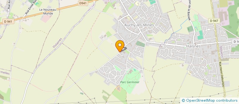 localisation de l'entreprise SAS CULIEZ-DOUCY  AUCHY-LES-MINES