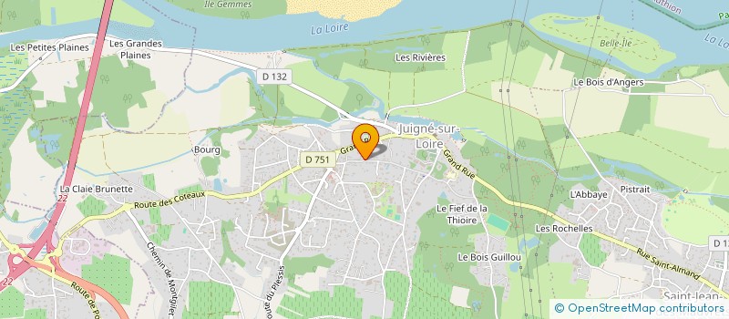 localisation de l'entreprise SAS CULTIVE  LES GARENNES SUR LOIRE