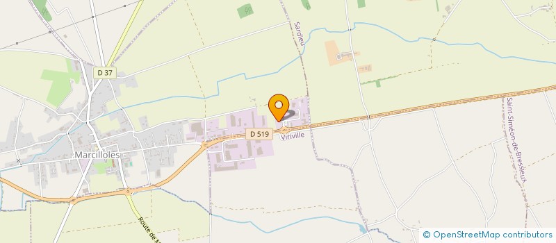 localisation de l'entreprise SAS CURAGES SERVICES 38  MARCILLOLES