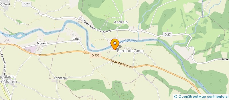 localisation de l'entreprise SAS CURSENTE à BARRAUTE-CAMU