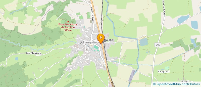 localisation de l'entreprise SAS CURY PIERRE  CHAMPDIEU