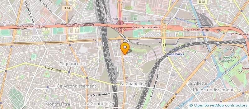 localisation de l'entreprise SAS CYCLOPONICS à PARIS