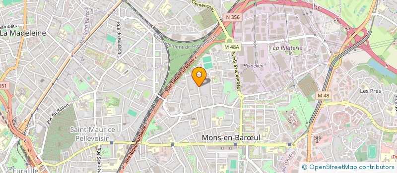 localisation de l'entreprise SAS CYTO INVEST  MONS-EN-BARUL