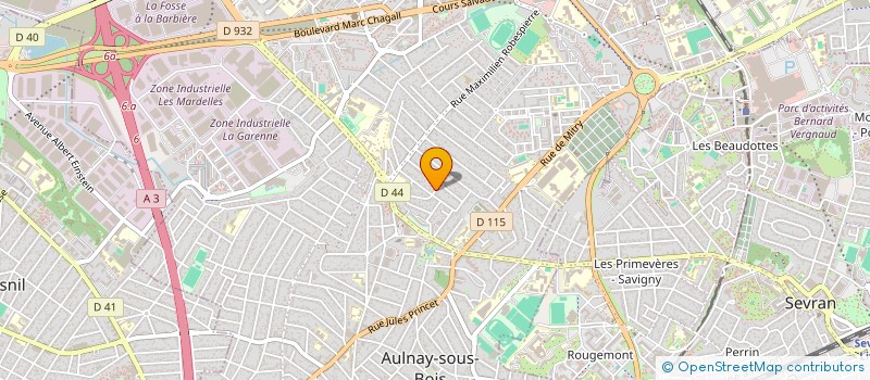 localisation de l'entreprise SAS D à AULNAY-SOUS-BOIS