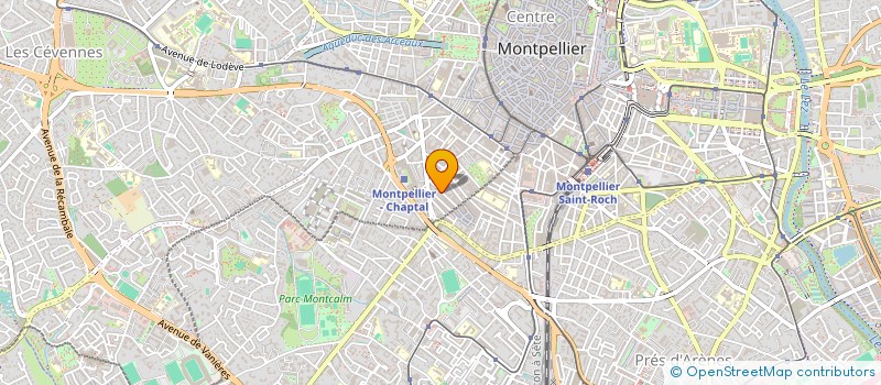 localisation de l'entreprise SAS D'ARCHITECTURE A'PIA à MONTPELLIER