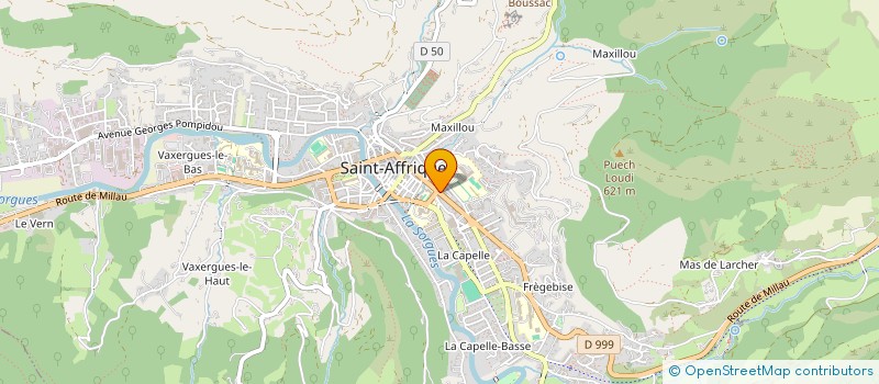 localisation de l'entreprise SAS D'ARCHITECTURE ROUQUETTE - VIDAL  SAINT-AFFRIQUE