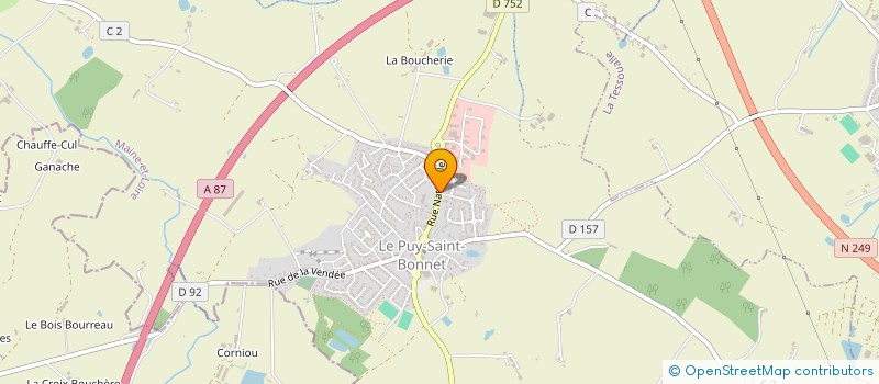 localisation de l'entreprise SAS D&B ARCHITECTURES  CHEMILLE-EN-ANJOU