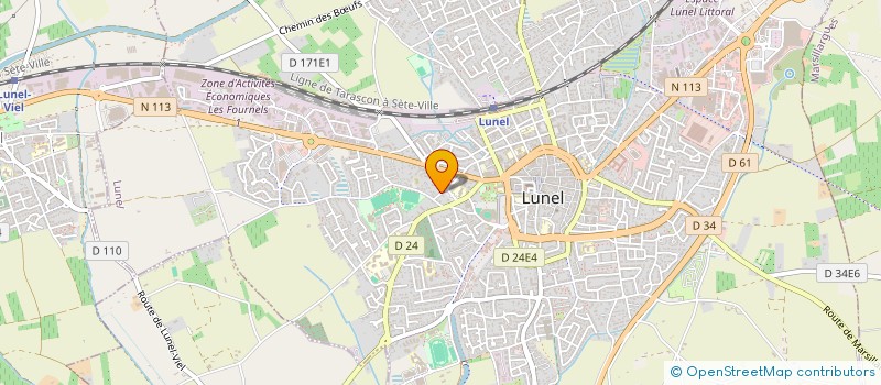 localisation de l'entreprise SAS D BATIMENT à LUNEL